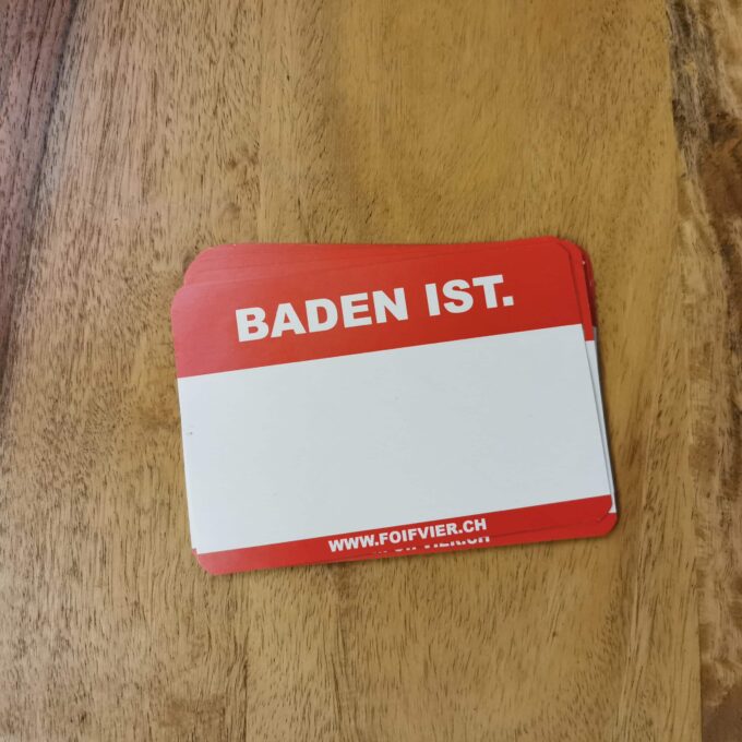 Baden ist. Sticker